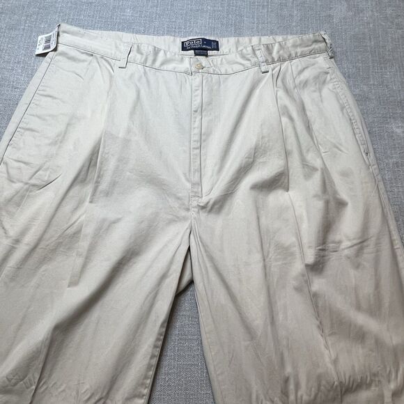 Polo Ralph Lauren Other - Polo Ralph Lauren Pants Mens 40x32 Beige Hammond Pleated Classic Fit Chino NEW